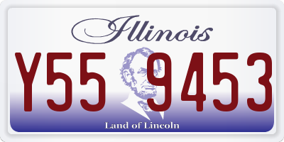IL license plate Y559453