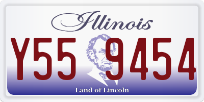 IL license plate Y559454