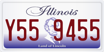 IL license plate Y559455