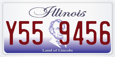IL license plate Y559456