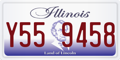 IL license plate Y559458