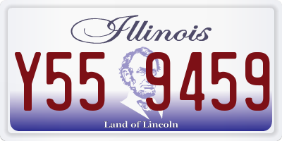 IL license plate Y559459
