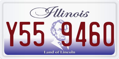 IL license plate Y559460