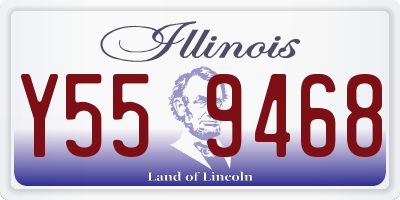 IL license plate Y559468