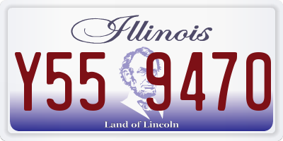 IL license plate Y559470