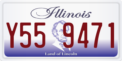 IL license plate Y559471