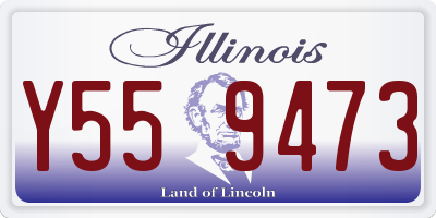 IL license plate Y559473