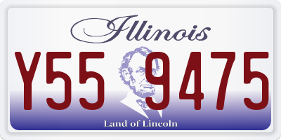 IL license plate Y559475