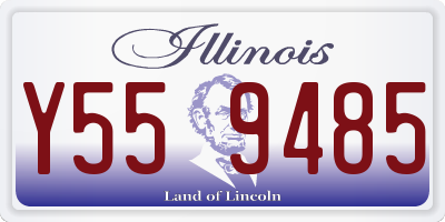 IL license plate Y559485