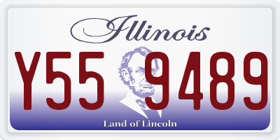 IL license plate Y559489