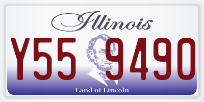IL license plate Y559490