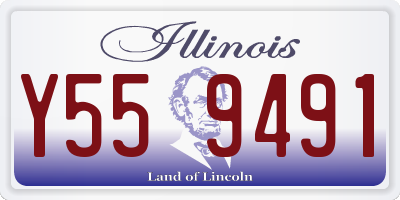 IL license plate Y559491