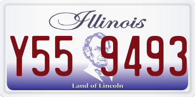 IL license plate Y559493
