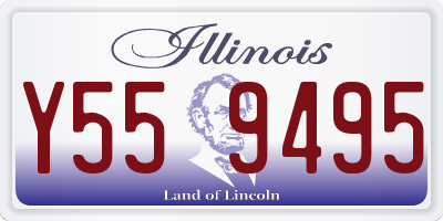 IL license plate Y559495