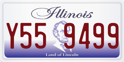 IL license plate Y559499