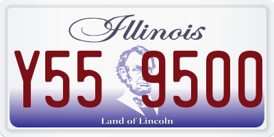 IL license plate Y559500