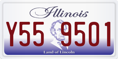 IL license plate Y559501