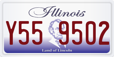 IL license plate Y559502