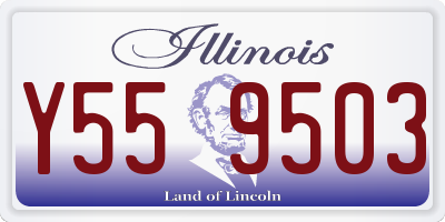 IL license plate Y559503