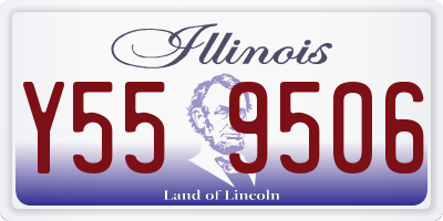 IL license plate Y559506