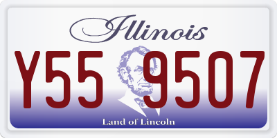 IL license plate Y559507