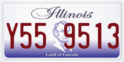 IL license plate Y559513