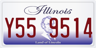 IL license plate Y559514