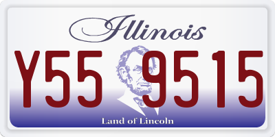 IL license plate Y559515