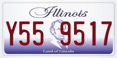 IL license plate Y559517
