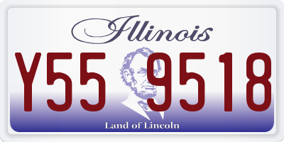 IL license plate Y559518