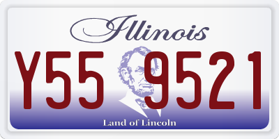 IL license plate Y559521
