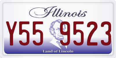 IL license plate Y559523