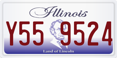 IL license plate Y559524