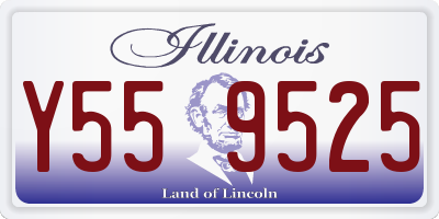 IL license plate Y559525