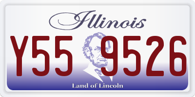 IL license plate Y559526