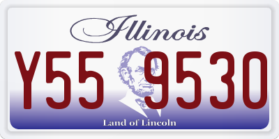 IL license plate Y559530
