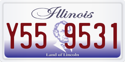 IL license plate Y559531