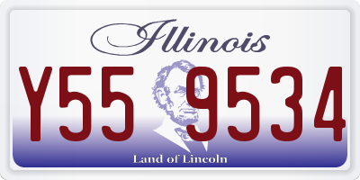 IL license plate Y559534