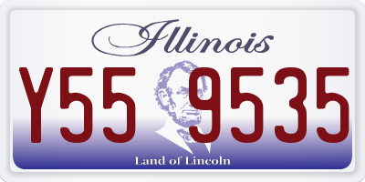 IL license plate Y559535