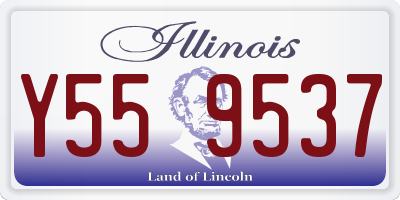 IL license plate Y559537