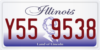 IL license plate Y559538