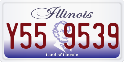 IL license plate Y559539