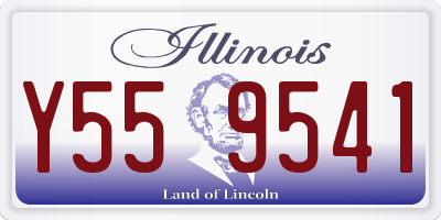 IL license plate Y559541