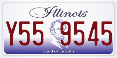 IL license plate Y559545