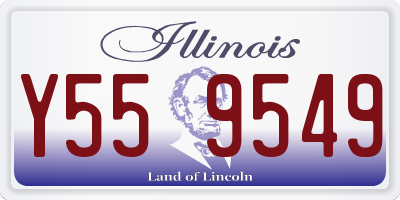 IL license plate Y559549