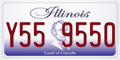 IL license plate Y559550