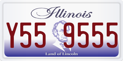 IL license plate Y559555