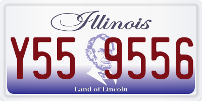 IL license plate Y559556
