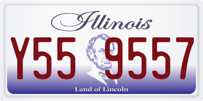 IL license plate Y559557