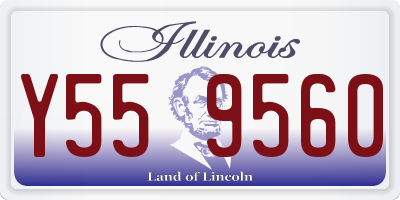 IL license plate Y559560